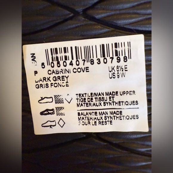 Cloudsteppers by Clarks Cabrini Cove Dark Grey boots winter comfy Women’s 9 W - Picture 11 of 16